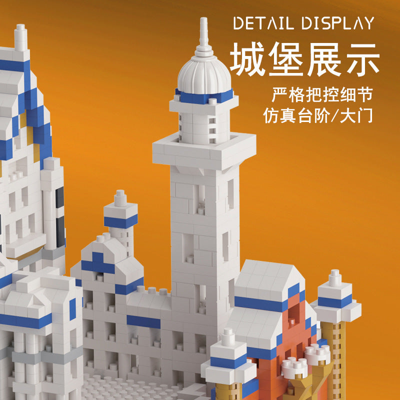 Compatible with Lego Building Swan Lake Castle Building Blocks Large and Difficult Assembled Toys for Boys and Girls 3D