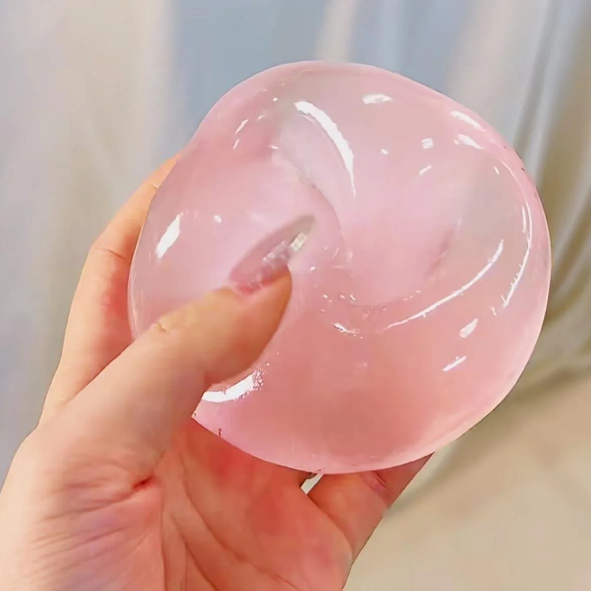 NeeDoh Nice Cream Cone Swirled Gradient Squish Squeeze Fidget Toy Non Toxic Stress Relief Sensory Decompression Novelty Gift