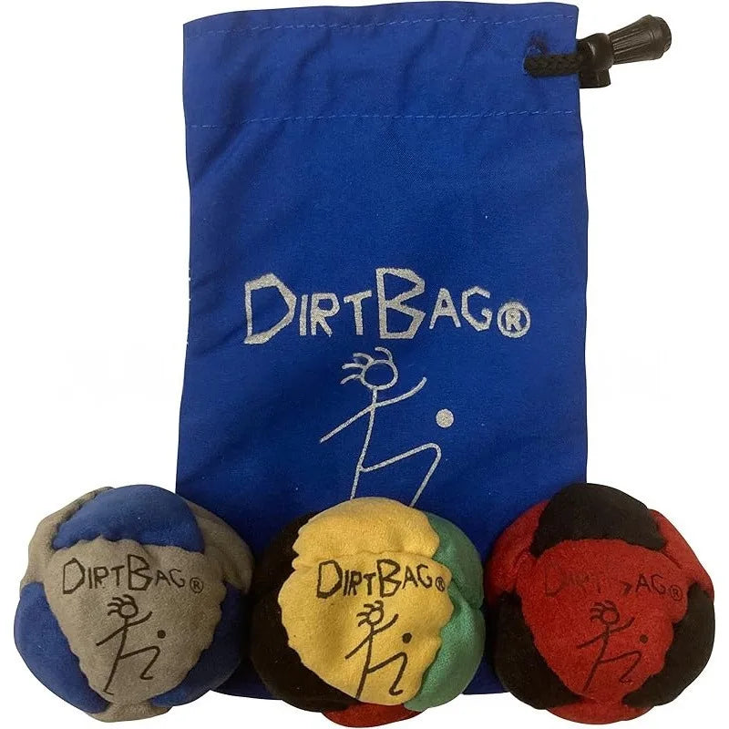 2026 DirtBag Hacky Sack Foot Bag Footbag for Adults 3 Pack Set Professional Sand Filled Hackey Sack Ball Durable Footbags