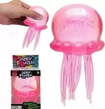 NeeDoh Jelly Hops Octopus Squishy Toy, Cute Water Play Sensory Fidget, Soft Stress Relief Toy, Gift for Boys & Girls
