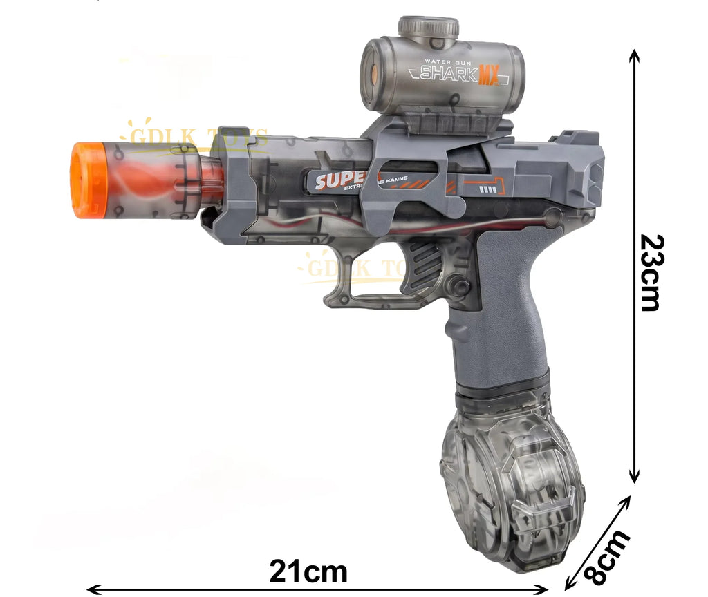 Electric Water Guns For Adults Powerful Squirt Automatic Water Suction Water Blasters Summer Outdoor Beach Toy For Boys Kid Gift