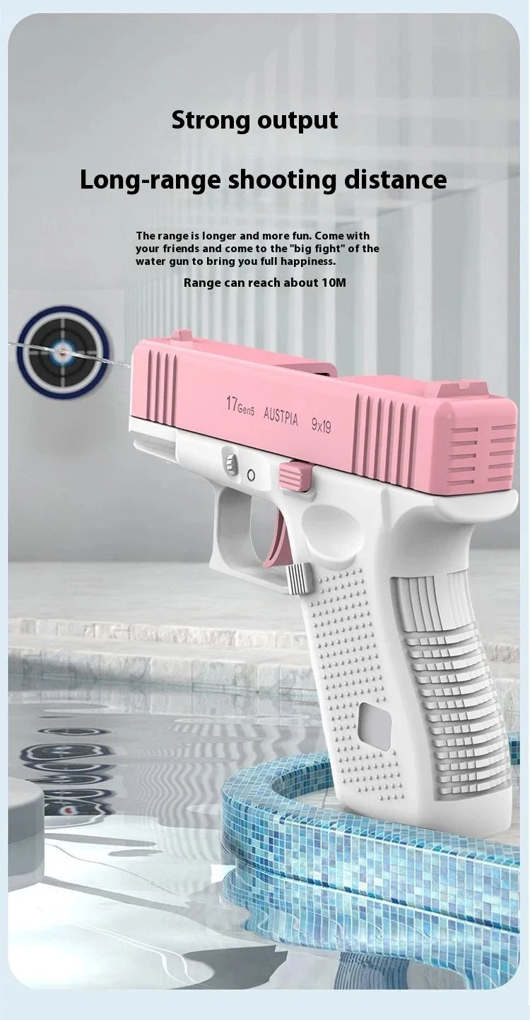 Water gun manual chambering water splashing water spraying gunner dynamic and continuous firing summer water gun