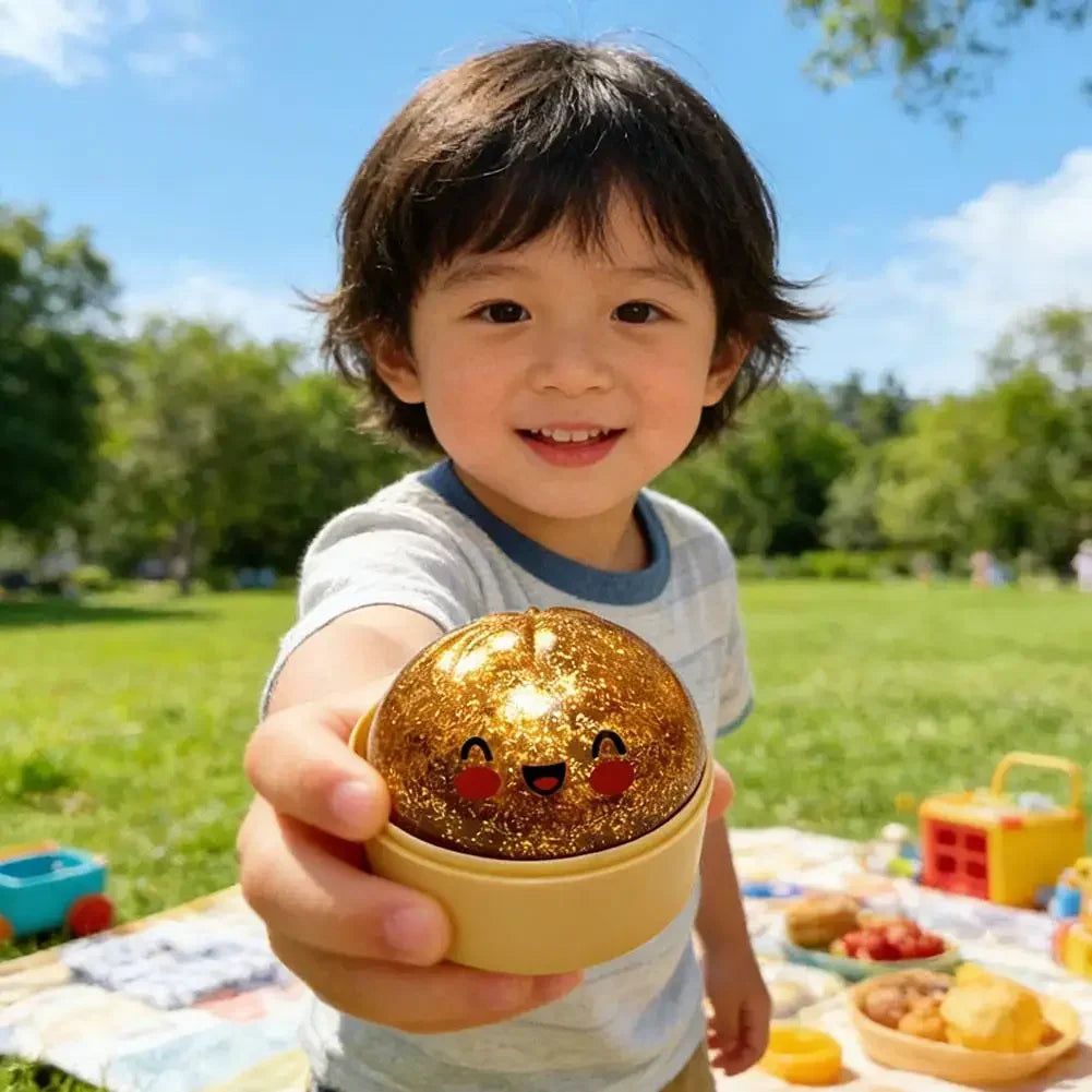 Dumplings Glitter Dumpling Toy Cute Dumplings Squishiest With Steamer Box Stress & Anxiety Toys For Kids & Skateboard