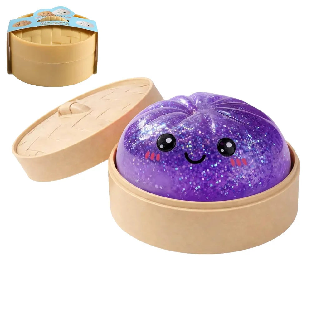 Dumpling squishy Decompression Squish Balls Reusable Low Rebound Stress Dough for Home Office Decoration Daily Gifts