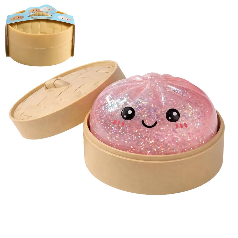 Dumpling squishy Decompression Squish Balls Reusable Low Rebound Stress Dough for Home Office Decoration Daily Gifts