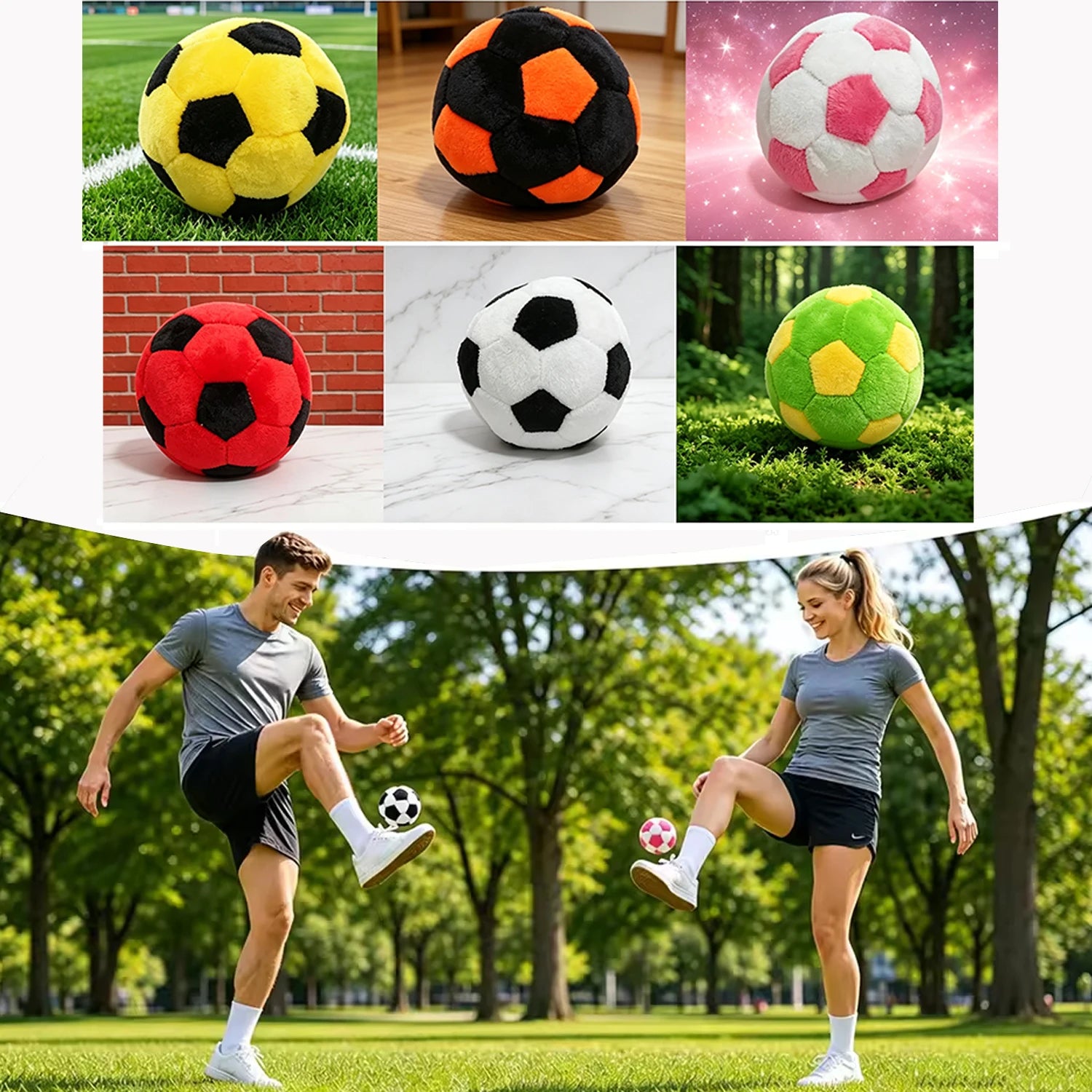 Ruziyoog 6/12/24PCS Hacky Sack Toy ball sandbag, HandmadeCrochet Footbag Juggling Balls for AdultsBeginners Qutdoor Party