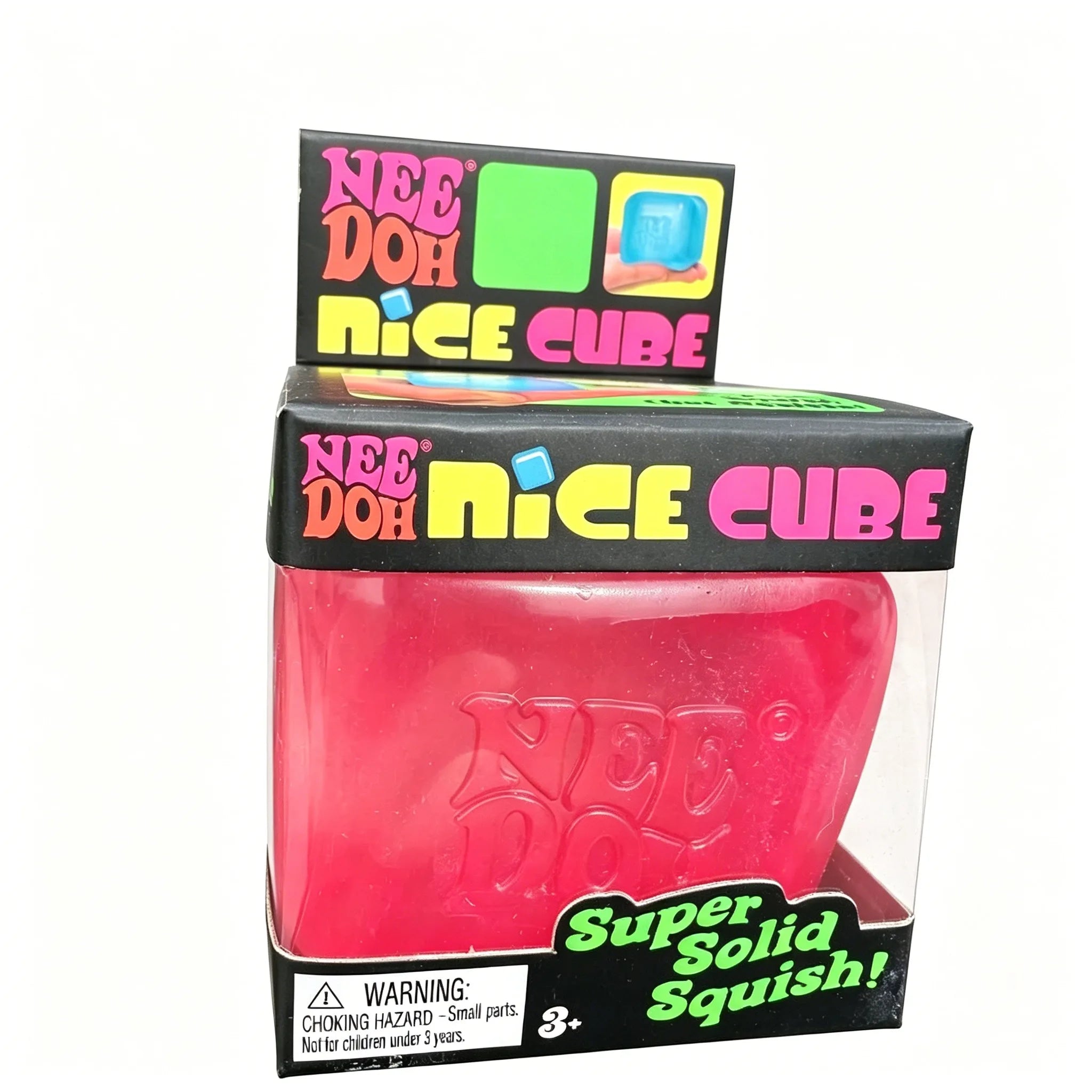 Needoh Nice Cube Sensory Stress Reliever Fidget Tool for Anxiety & Focus Desk Sensory Cube for Adults & Kids