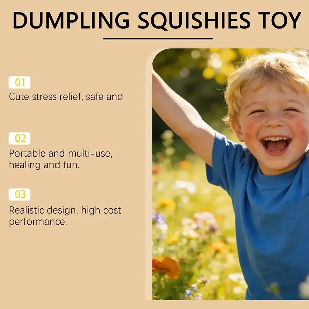 Dumplings Glitter Dumpling Toy Cute Dumplings Squishiest With Steamer Box Stress & Anxiety Toys For Kids & Skateboard