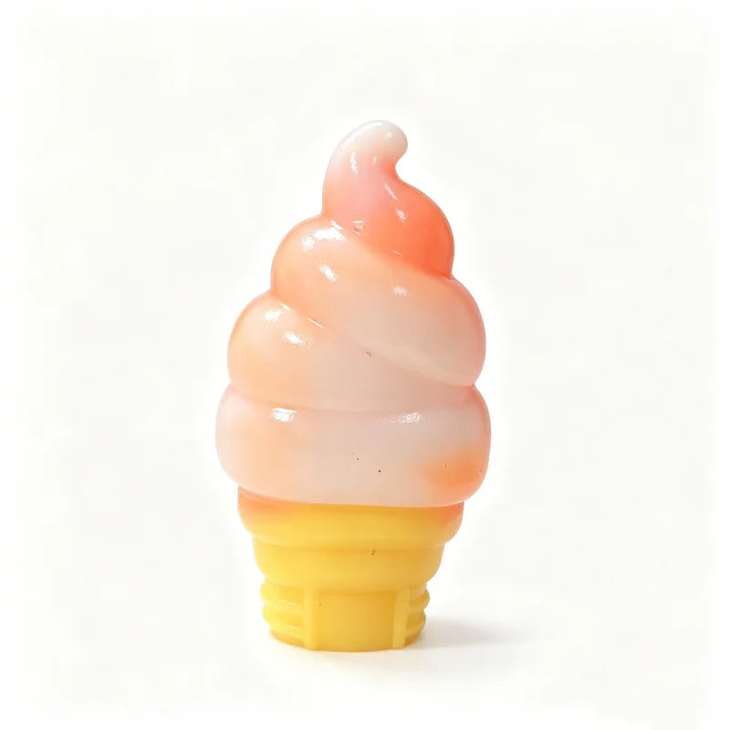Needoh Nice Cream Cone Creamy Non-toxic Squeeze Ball Anti Stress Relief Pocket Mood Calm ADHD Sensory Vent Squishy Fidget Toy