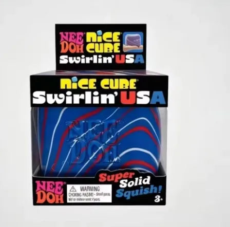 Needoh Nice Cube， Sensory toys, pressure resistant pinching, stress relieving children's souvenir toys
