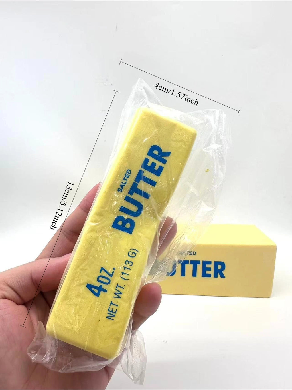 Butter Stick Squishy Toy Slow Rising Squeeze Toy Butter Bar Brick Squishy Fidget Toy Anti Stress Release Hand Relax Gift Toy