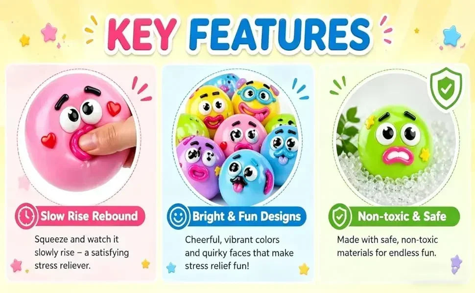 Smushers Squishy DIY Curiosities Dog Face Swap Soft Moldable Slow Rise Squeeze Toy Blind Box Relaxing Sensory Gift