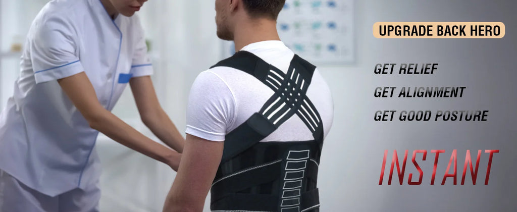 Posture Corrector for Women and Men, Adjustable Shoulder Posture Brace, Back Straightener Posture, Used for Middle Upper Spine