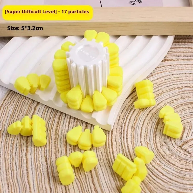 Funy Toys 3D Printing Corn Magic Cube Stress Relieving Tetris Jigsaw Puzzle Originality Becrypt Brain Burning Developmental Toys