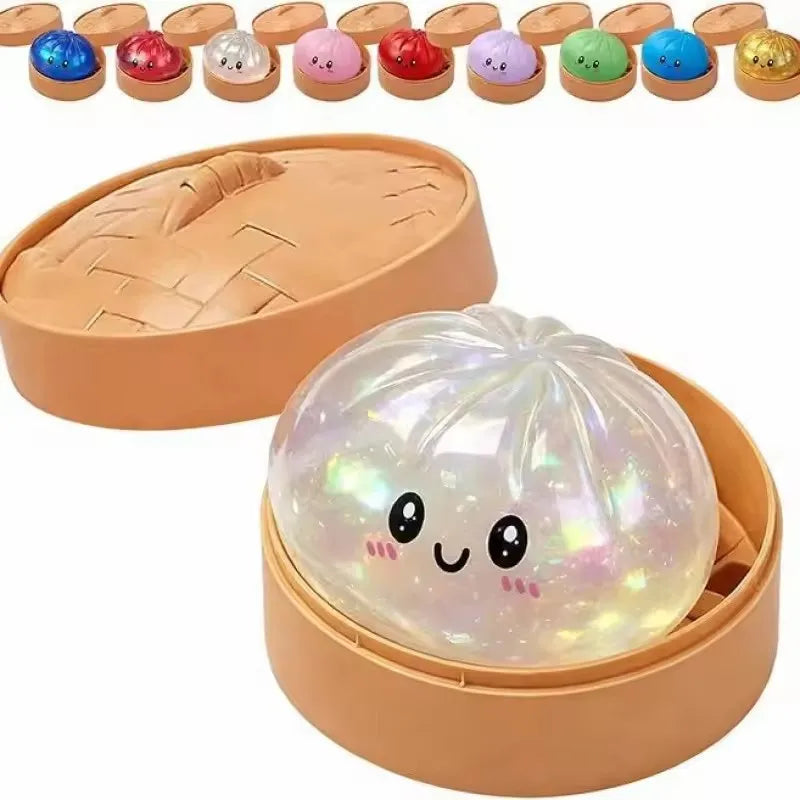 Dumpling squishy Decompression Squish Balls Reusable Low Rebound Stress Dough for Home Office Decoration Daily Gifts