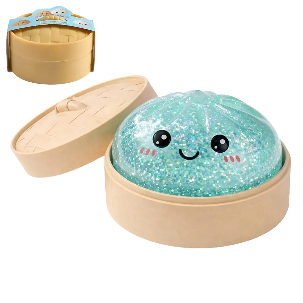 Dumpling squishy Decompression Squish Balls Reusable Low Rebound Stress Dough for Home Office Decoration Daily Gifts