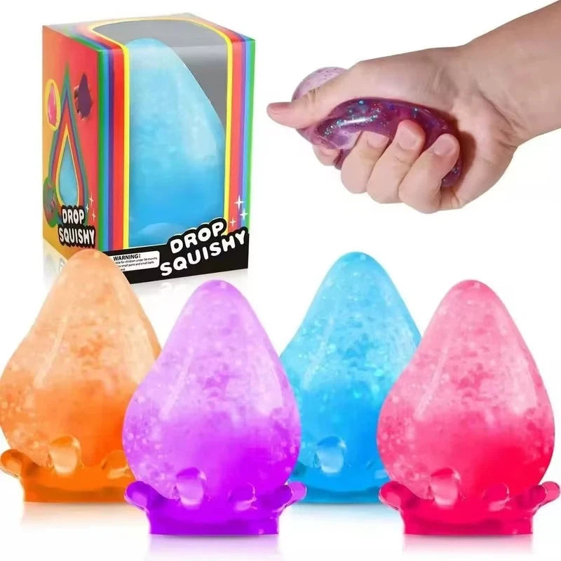 Needoh Water Droplet Shape Confirmation Blind Box Stress Relief Squeeze Slow Rebound Boy Girl Surprise Wholesale Toy Kawaii Gift