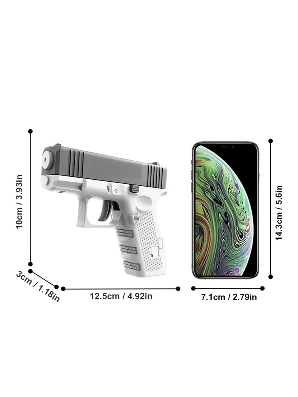 Water gun manual chambering water splashing water spraying gunner dynamic and continuous firing summer water gun
