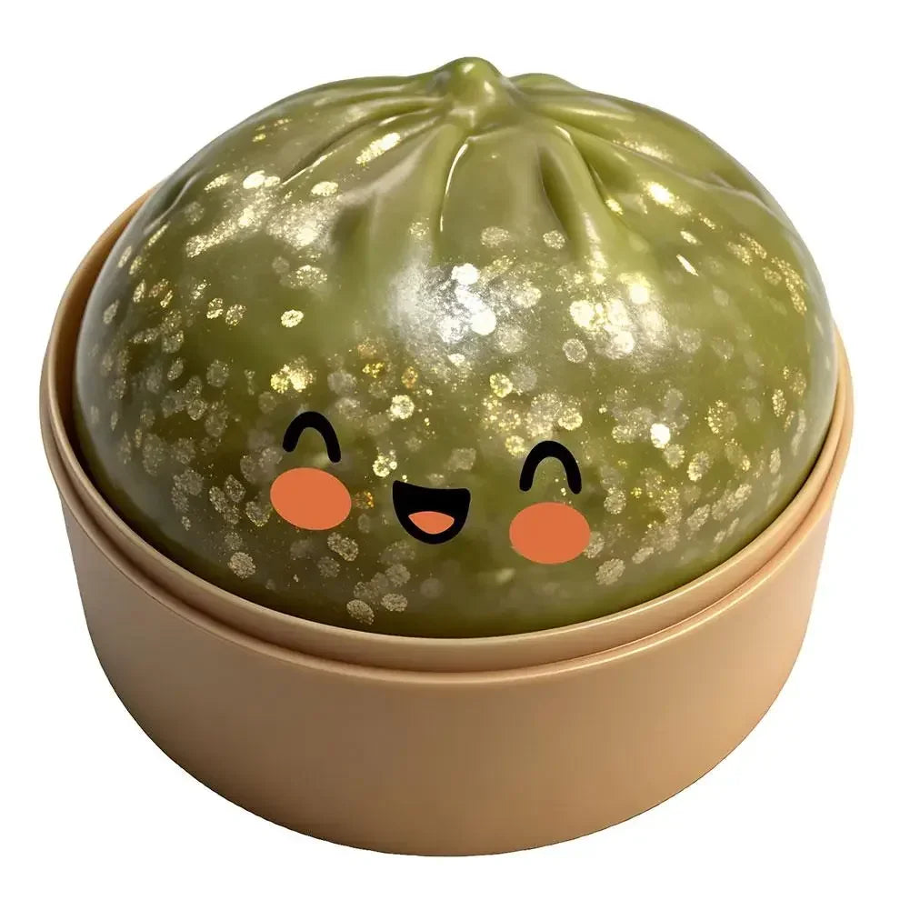 Dumplings Glitter Dumpling Toy Cute Dumplings Squishiest With Steamer Box Stress & Anxiety Toys For Kids & Skateboard