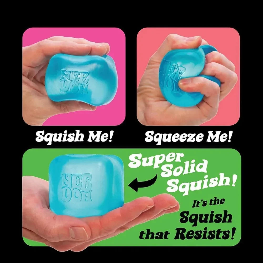 NeeDOH Model Soft Squishy Toy,  Nice Cube Sensory Stress, Reliever Fidget Tool for Anxiety for Adults & Kids Premium in Stock@@@