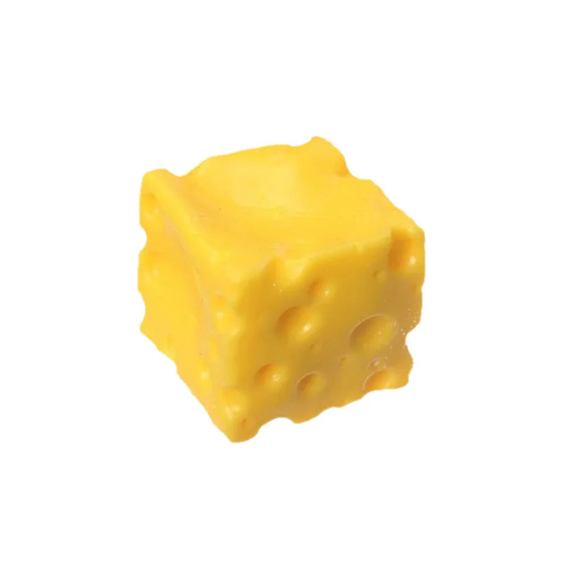 Cheese Squishy Toy Simulation Cheese Squeeze Toy Soft Cute Decompressing Pinching Cheese Sticky Slow Rebound for Adults Toy