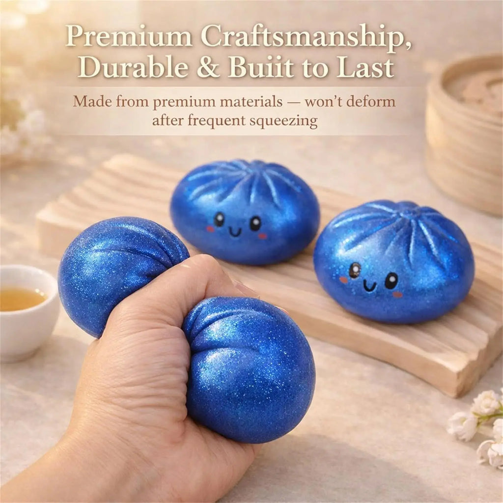 Dumpling squishy Decompression Squish Balls Reusable Low Rebound Stress Dough for Home Office Decoration Daily Gifts