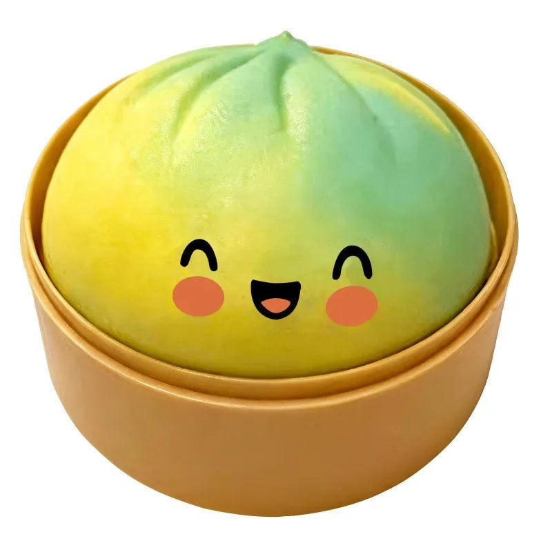 Dumplings Glitter Dumpling Toy Cute Dumplings Squishiest With Steamer Box Stress & Anxiety Toys For Kids & Skateboard