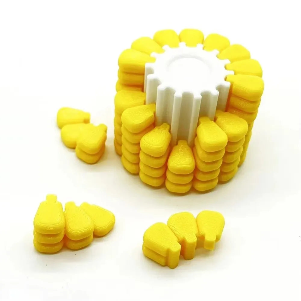 Funy Toys 3D Printing Corn Magic Cube Stress Relieving Tetris Jigsaw Puzzle Originality Becrypt Brain Burning Developmental Toys
