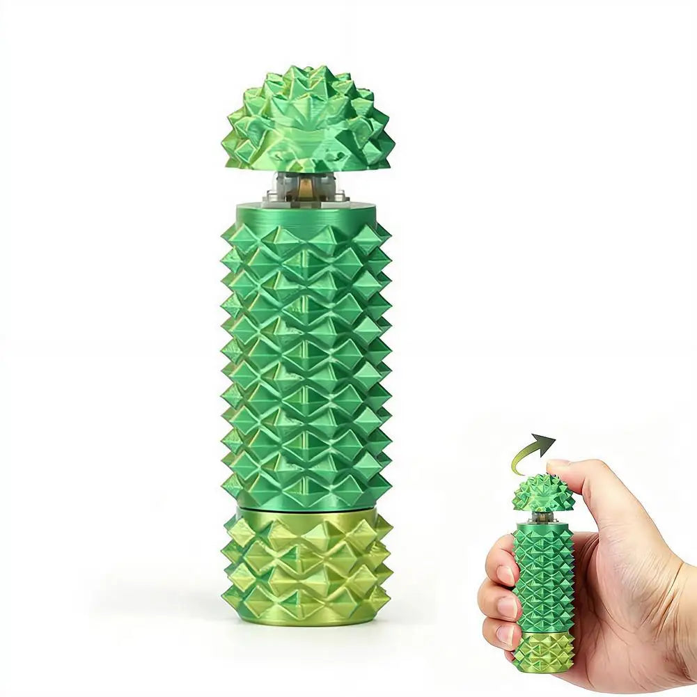 3D Printed Pain Stim Fidget Toys Rotating Spiky Grippie Sensory Input Anxiety Autism Office Travel Novelty Toy Spike Roller