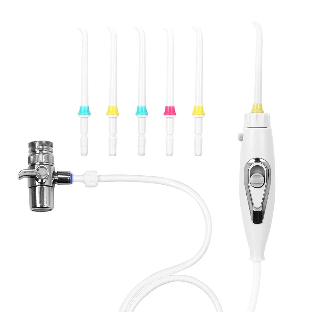 Dental SPA Faucet Tap Oral Irrigator Water Dental Flosser Toothbrush Irrigation Teeth Cleaning Switch Jet Family Water Floss