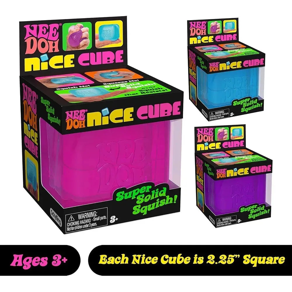 NeeDOH Model Soft Squishy Toy,  Nice Cube Sensory Stress, Reliever Fidget Tool for Anxiety for Adults & Kids Premium in Stock@@@