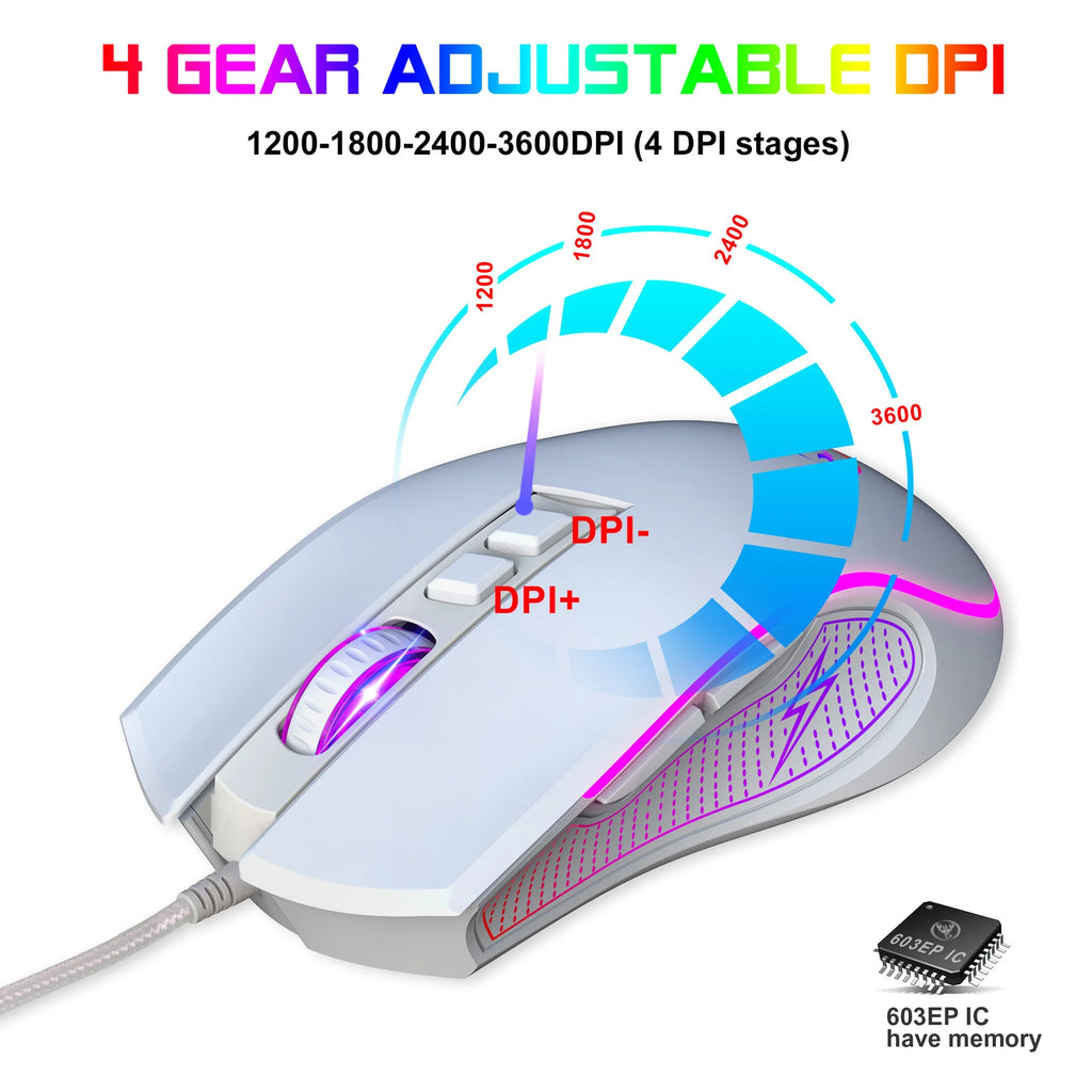 Keyboard and mouse teclados kit gamer keyboards combos 60%PC teclado e branco clavier souris gaming deofertas maus und tastatur