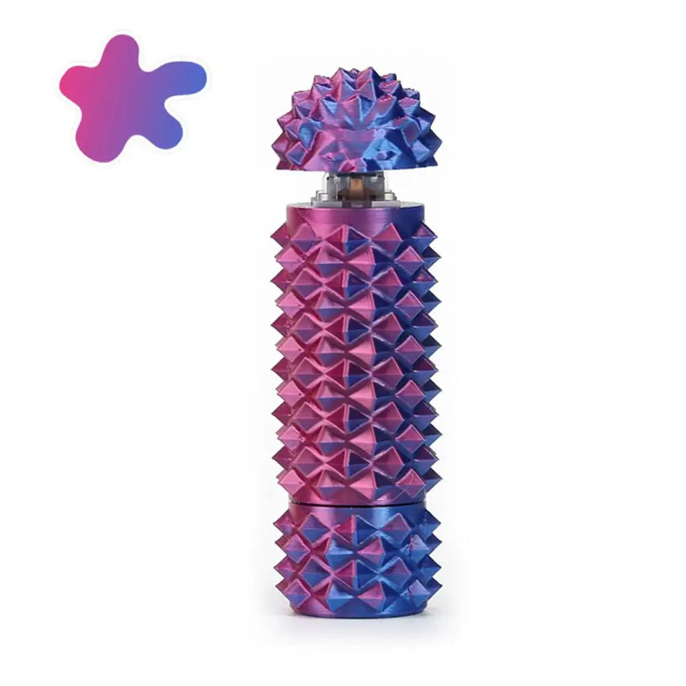 3D Printed Pain Stim Fidget Toys Rotating Spiky Grippie Sensory Input Anxiety Autism Office Travel Novelty Toy Spike Roller