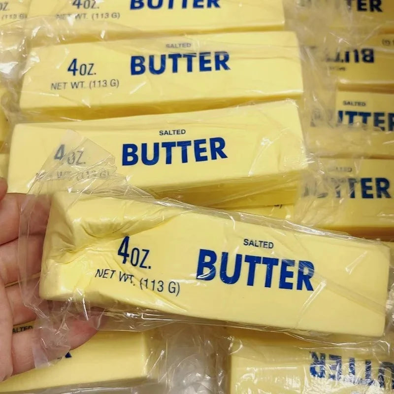Butter Squishy Toys Super Soft Slow Rising Sticky Butter Sticks Realistic Food Fidget Toys for Decompression Anxiety Relaxation