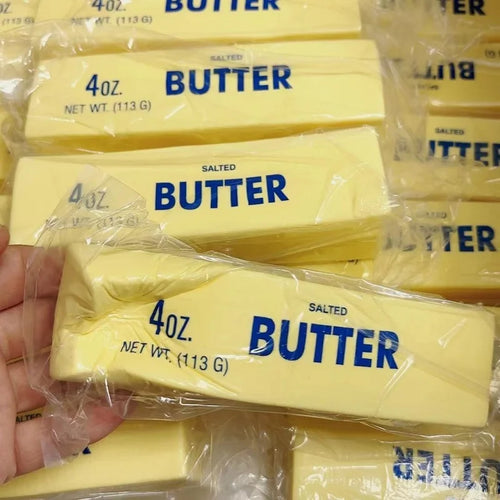 Butter Squishy Toys Super Soft Slow Rising Sticky Butter Sticks Realistic Food Fidget Toys for Decompression Anxiety Relaxation