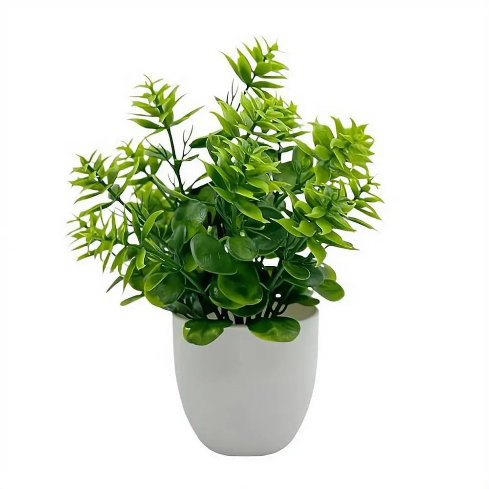Wholesale Artificial Plant Potted Plants Fake Green Plant Artificial Flower Potted Ornaments Indoor And Outdoor Home Decorations