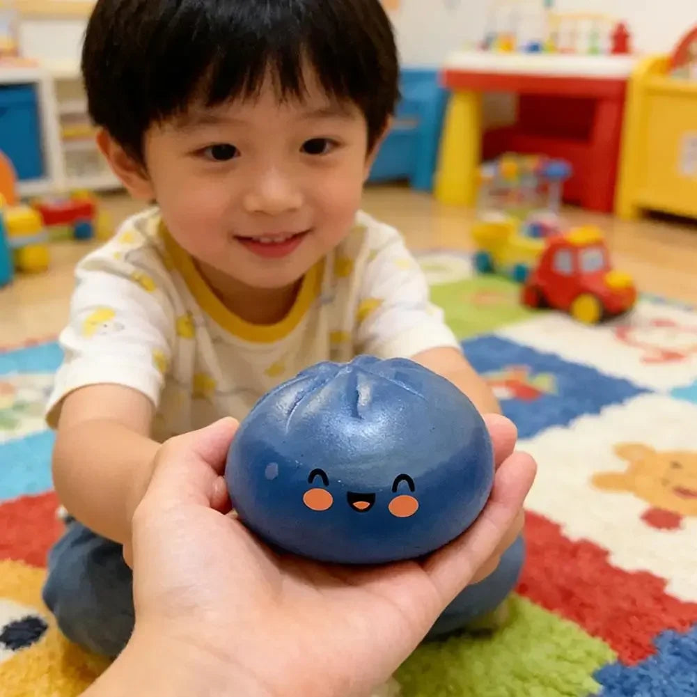 Dumplings Glitter Dumpling Toy Cute Dumplings Squishiest With Steamer Box Stress & Anxiety Toys For Kids & Skateboard