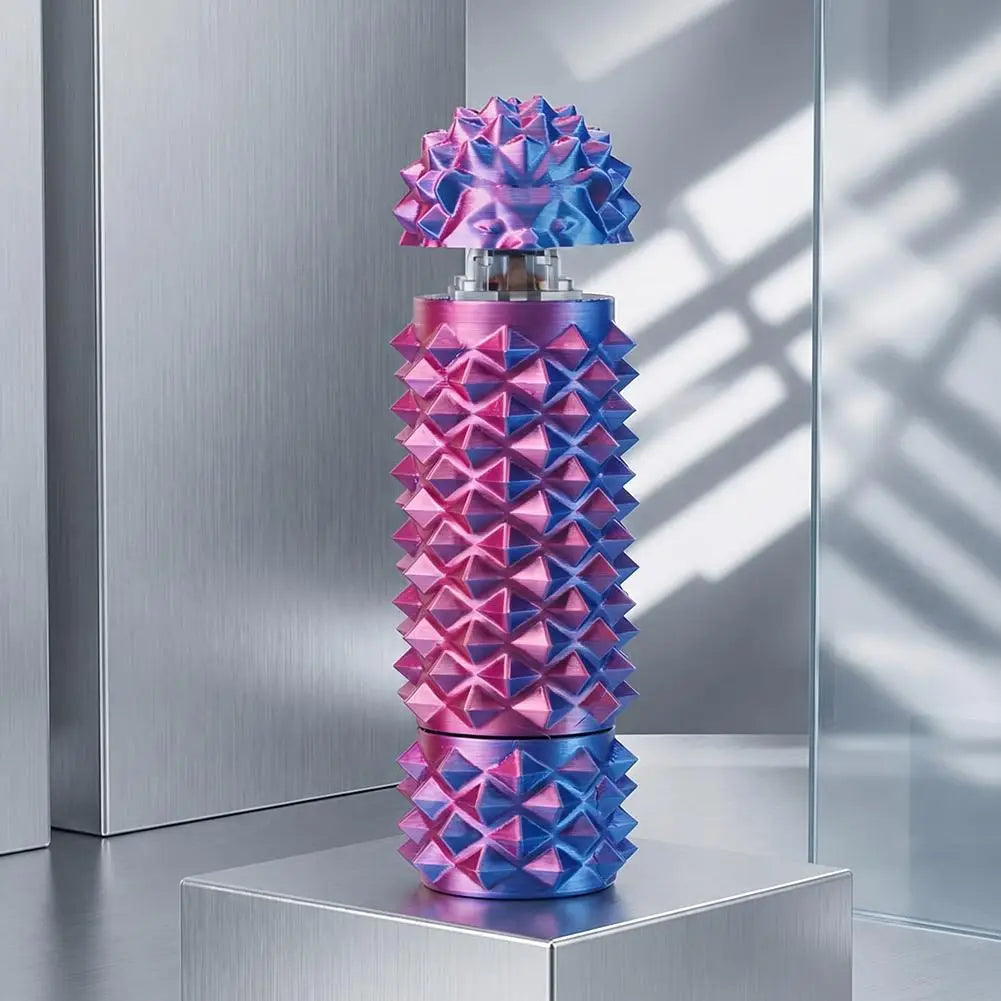 3D Printed Pain Stim Fidget Toys Rotating Spiky Grippie Sensory Input Anxiety Autism Office Travel Novelty Toy Spike Roller