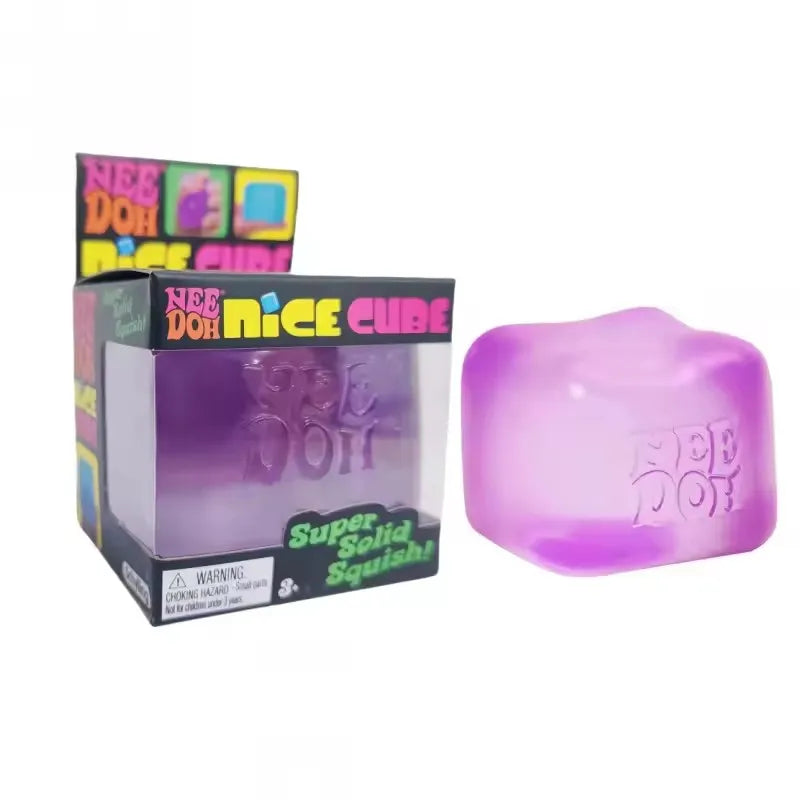 NeeDoh  Trending Jellyfish & Cube Squish Toy, Soft Jelly Squeeze Stress Relief Fidget Toy, Sensory NeeDoh for Squishy & Adults