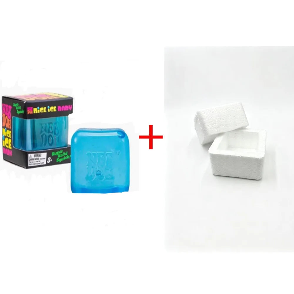 Needoh Nice Cube Sensory Stress Reliever Fidget Tool For Anxiety & Focus Desk Sensory Cube For Adults & Kids Birthday Gift