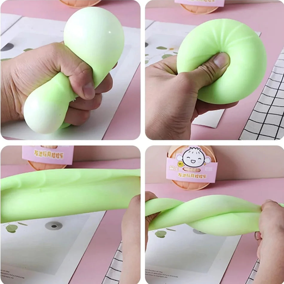 Dumpling Squishy Mysteries Dumplings Stress Relief Fidget Toys Home Office Desk Accessories Party Gift Dumpling Squishy