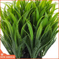 Emption!3 Pack Fake Plants In Pots Artificial Eucalyptus Plant Mini Potted Faux Plants Indoor Small Plastic Wheat Grass Shrubs