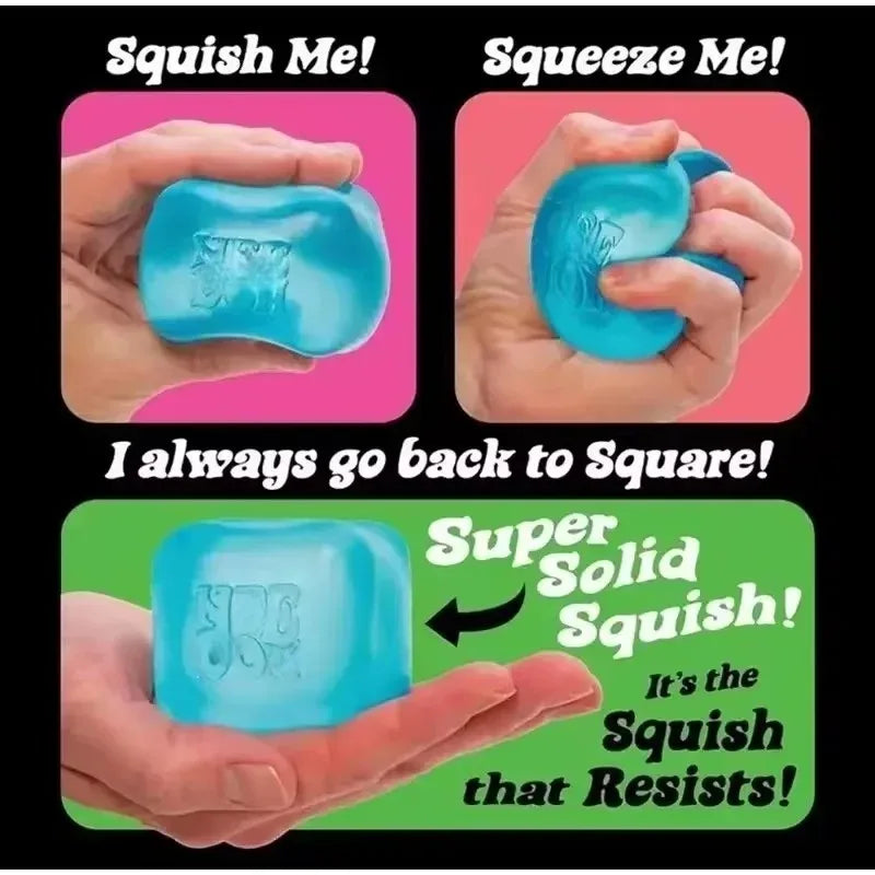 Needoh Nice sensory toys, high-quality cubes, high-density gel cubes, stress-proof toys, learning toys, birthday gifts.