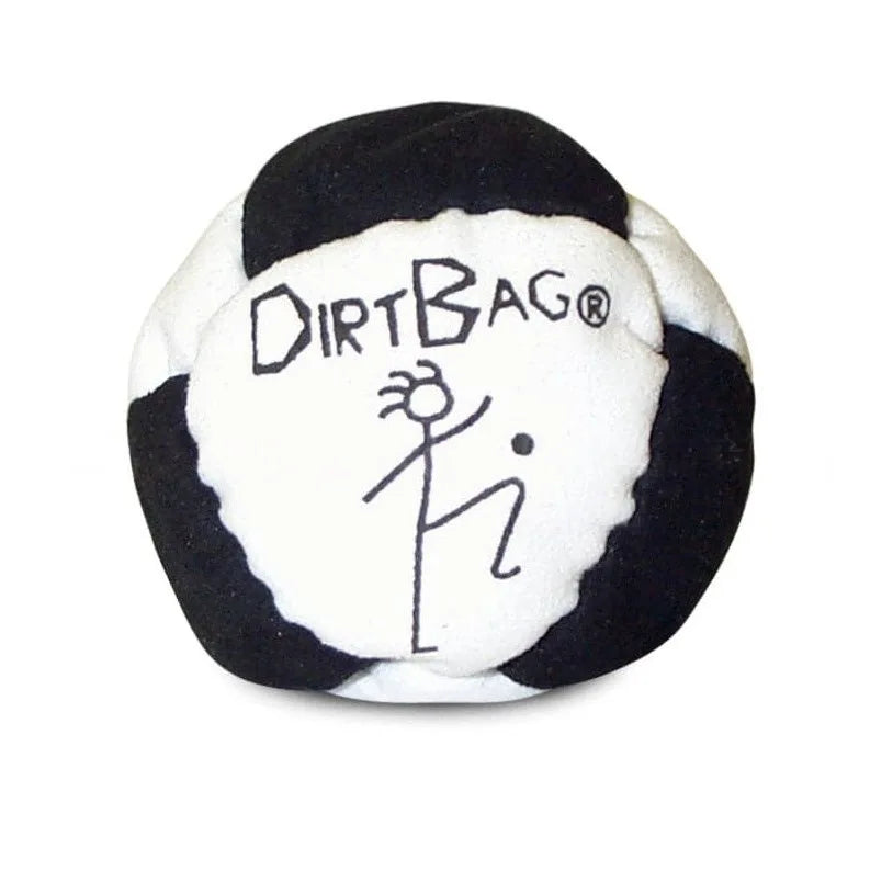 Sand-Filled 8-Panel Synthetic Suede Hacky Sack 3Pack w/ Carry Bag,Dirtbag Classic Footbag for Beginner & Pro Sports