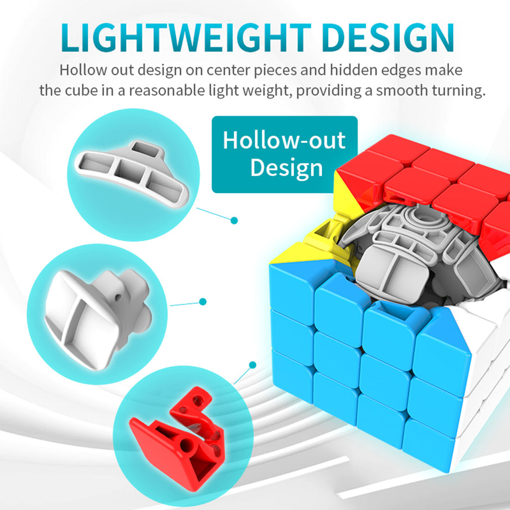 [ECube] MeiLong 4x4x4 Magic Cube Puzzle Game Puzzle Cubes  Kids Early Educational Toy For Children New Cube 2019 - Colorful