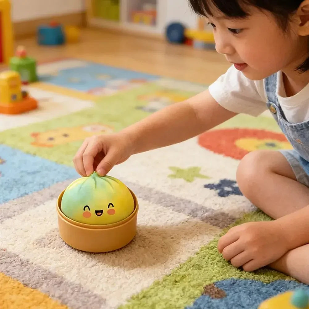 Dumplings Glitter Dumpling Toy Cute Dumplings Squishiest With Steamer Box Stress & Anxiety Toys For Kids & Skateboard