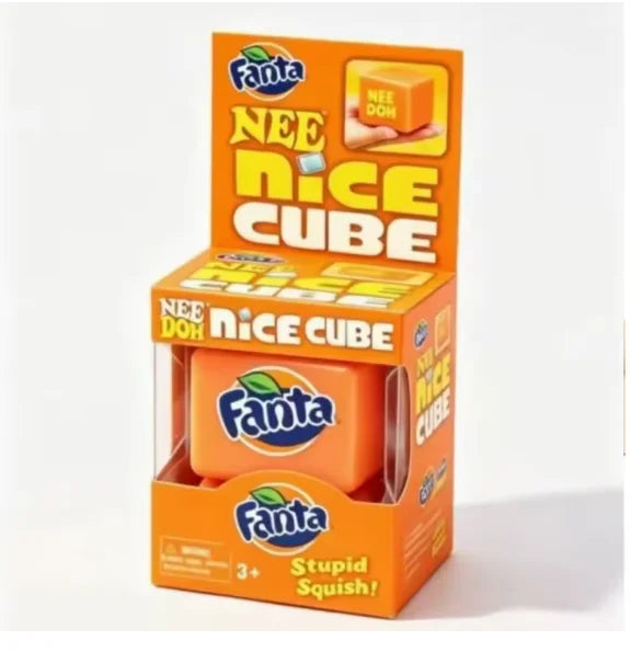 Needoh Nice Cube Sensory Stress Reliever Fidget Tool For Anxiety & Focus Desk Sensory Cube For Adults & Kids Birthday Gift