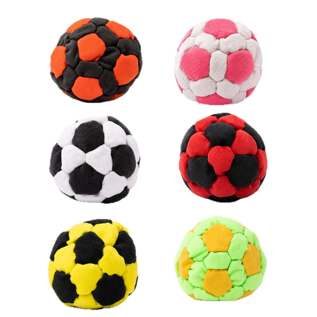 2026 New Ruziyoog 1/6PCS Hacky Sack, Handmade Crochet Footbag Juggling Balls for Adults Beginners Outdoor Party
