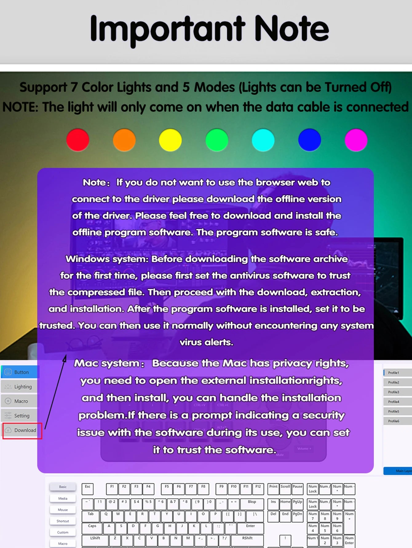 9-Key Multi-Functional Editing Keyboard, 6-Layer Macro Recording, Full-Key Customization, One-Step Operation for Control