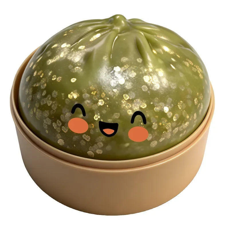 Dumplings Glitter Dumpling Toy Cute Dumplings Squishiest With Steamer Box Stress & Anxiety Toys For Kids & Skateboard